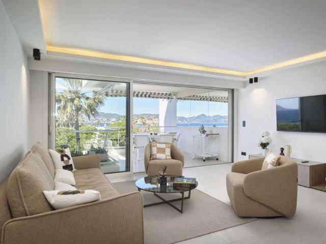 Cannes Croisette – Vue Mer – 4P meublé 108 m² – Terrasse
