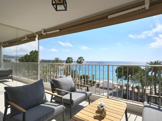 Cannes Croisette – 5ème étage – Vue mer panoramique – Terrasse