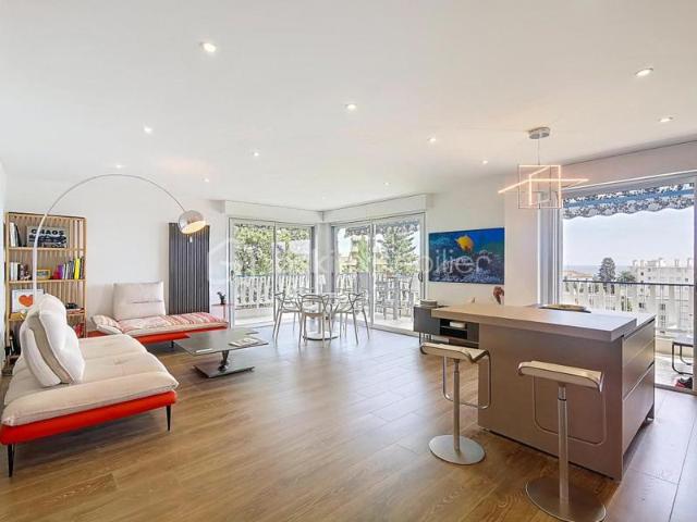 CANNES Stanislas – APPARTEMENT RÉNOVÉ 95M² AVEC VUE MER – DOUBLE GARAGE