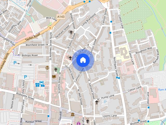 Cannon Street, Bury St Edmunds, Suffolk, IP33