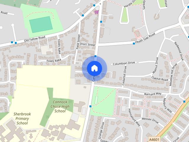 Cannock Road, Cannock, Staffordshire, WS11