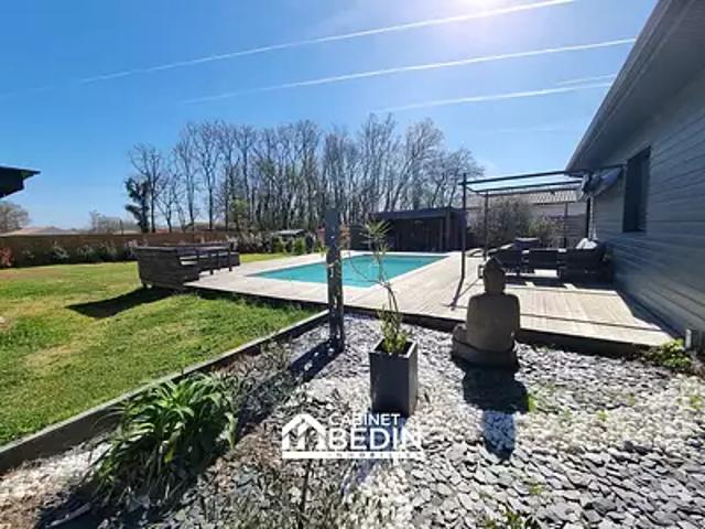 Cabanac et Villagrains 33650 Achat / Vente maison 5 pièces t5 piscine