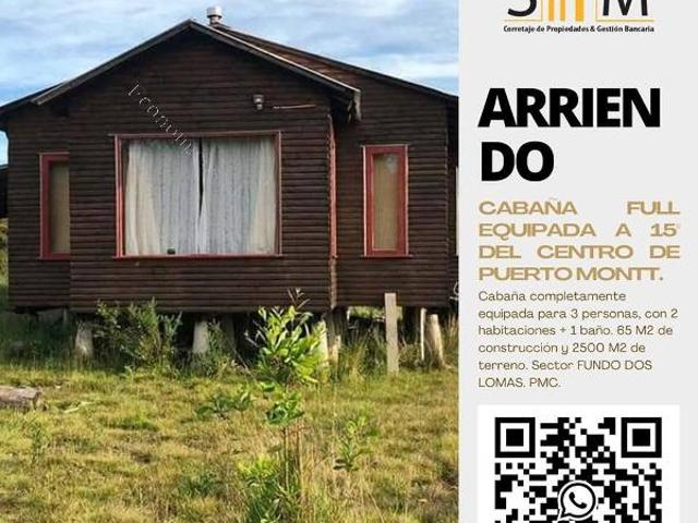 Cabaña FULL Equipada en Fundo Dos Lomas, Puerto Montt