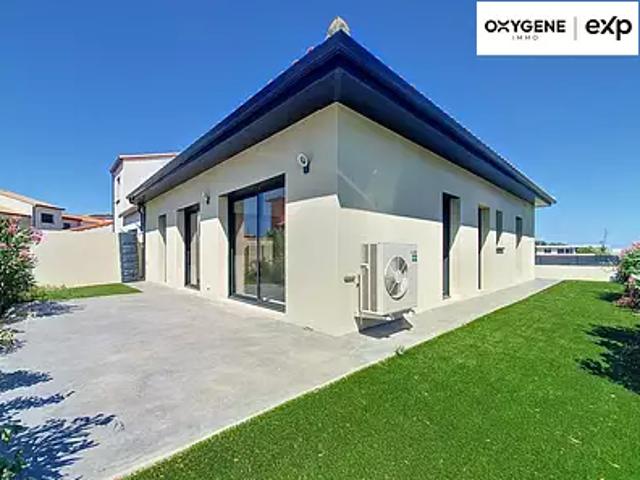 Cabestany 66330 Achat / Vente maison 4 pièces t4 terrasse parking