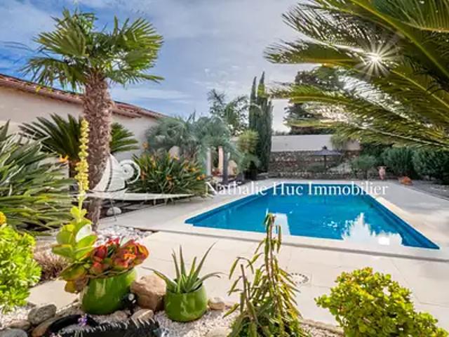 Cabestany 66330 Achat / Vente maison 7 pièces t7 piscine parking