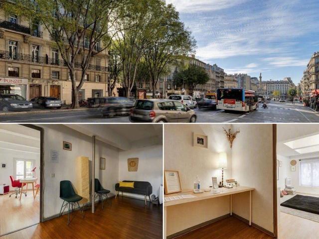 CABINET 46 m² – BAILLE / CASTELLANE – 2 BUREAUX + SALLE D’ATTENTE – 900 € CC