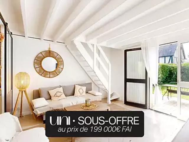 Cabourg 14390 Achat / Vente maison 2 pièces t2 piscine jardin