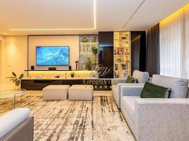 Cabral, Rio Ottawa, AP Mobiliado | 183m² Privativos | 4 Quartos | 2 Suítes