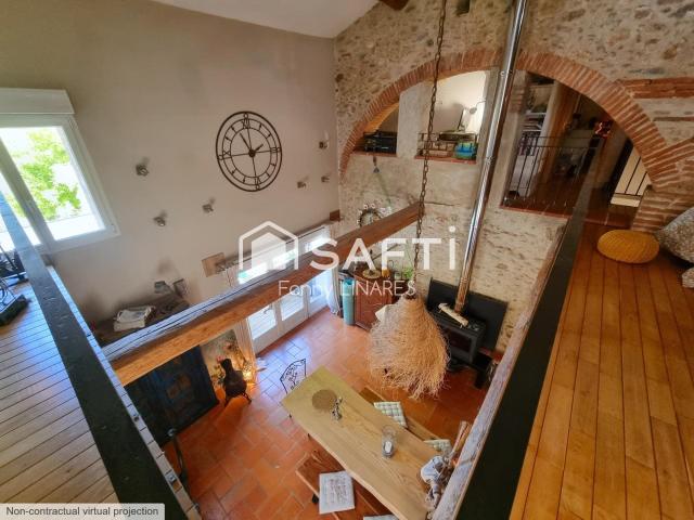 Cachet, grands volumes, confort, extérieur 194m² Saint Féliu D'avall