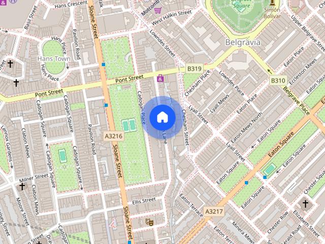 Cadogan Lane, London, SW1X