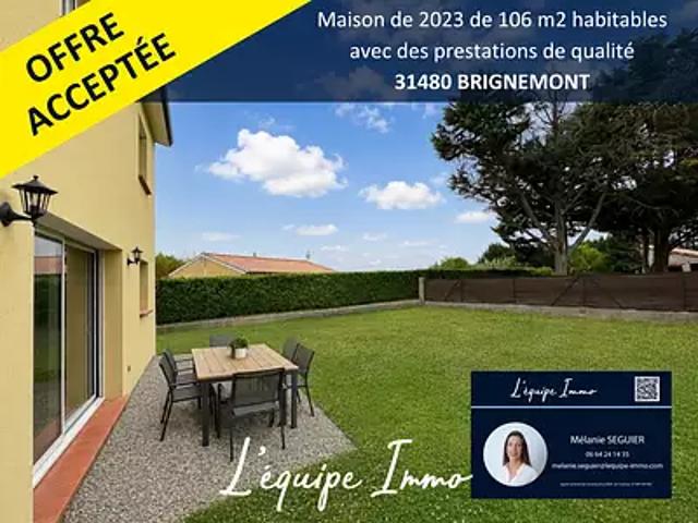 Cadours 31480 Achat / Vente maison 5 pièces t5