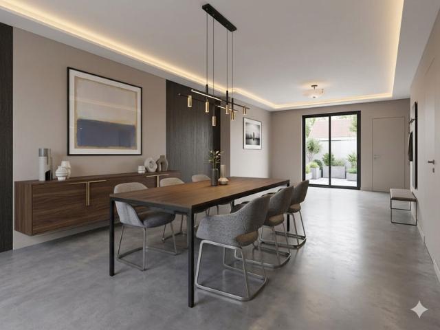 Cagny maison semi mitoyenne 4 chambres jardin garage