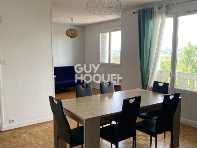 CALUIRE ET CUIRE T4 location meublé ou nue avec balcon, loggia et cave
