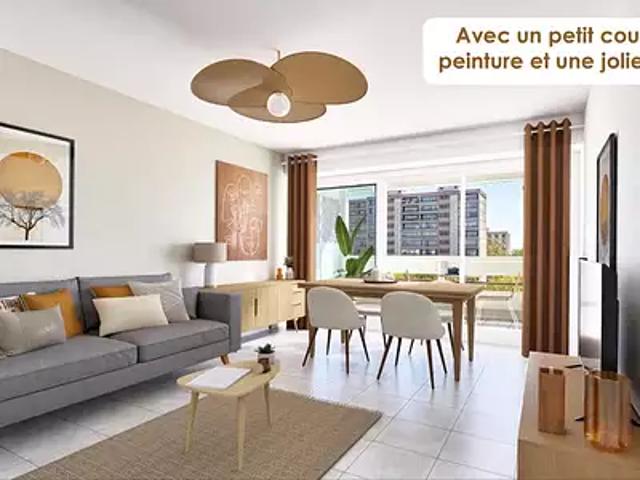 Caluire et Cuire 69300 Achat / Vente appartement 3 pièces t3 au dernier étage cave