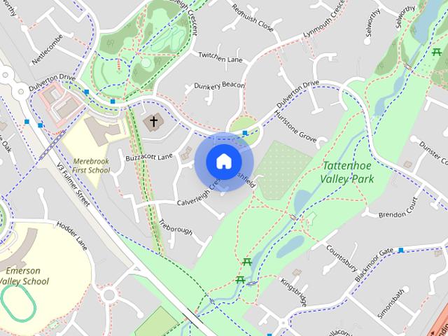 Calverleigh Crescent, Furzton, Milton Keynes
