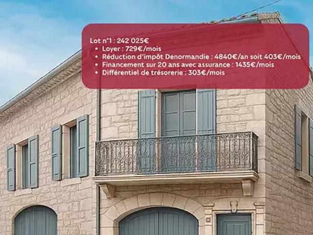 Calvisson 30420 Achat / Vente appartement 3 pièces t3 balcon