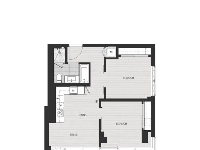 Calgary House — Unit 4104 2 Bedroom / 1 Bathroom