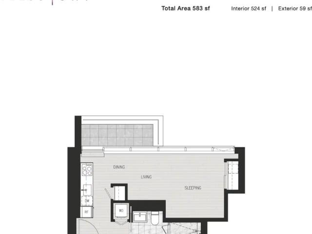 Calgary House — Unit 4511 Studio
