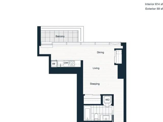 Calgary House — Unit 5301 Studio