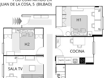Calle Juan de la Cosa, Bilbao, Repelega, Galindo-Salcedillo, Vizcaya, País Vasco