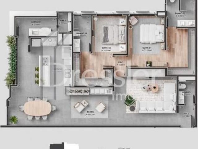 Apartamentos 2 dormitórios Centro