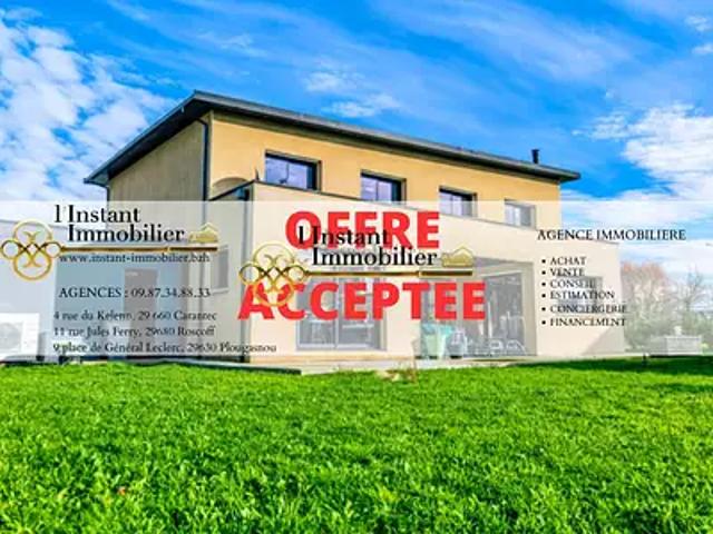Carantec 29660 Achat / Vente maison 8 pièces t8 terrasse parking