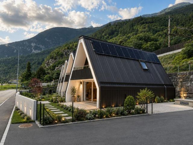 CARATTERISTICA CASA A SCHIERA 3.5 LOCALI MINERGIE A FAIDO