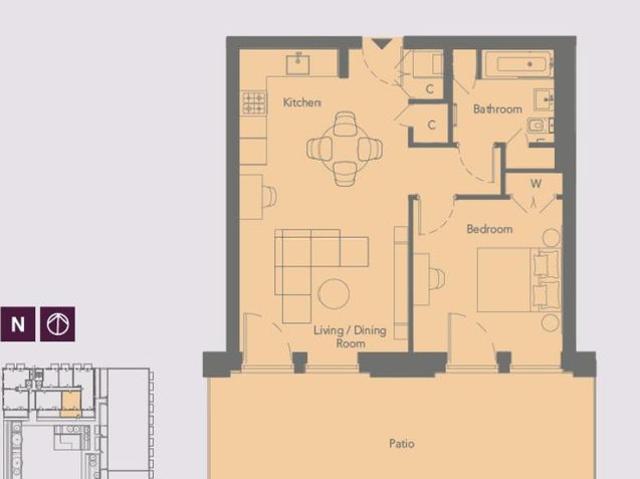 Caravel House, Regalia Close E16, 1 bed flat to rent, £2,110 pcm | PrimeLocation