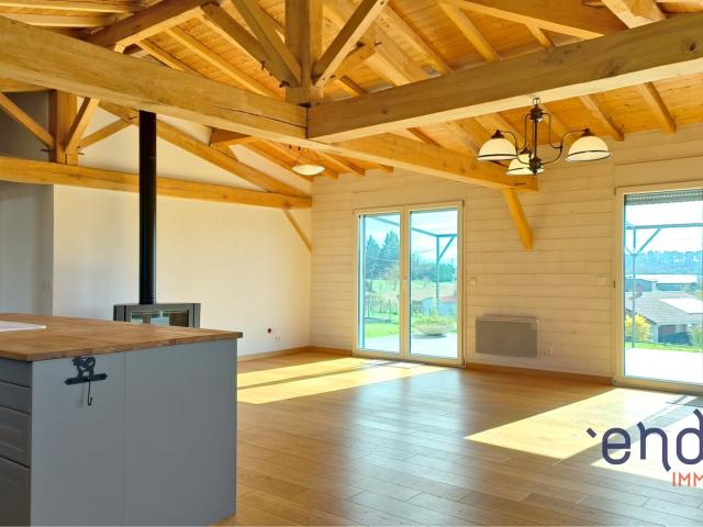 CARDEILHAC MAISON T5 EN BOIS VUE PYRENEES