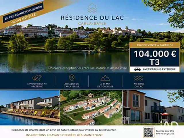 Carla Bayle 09130 Achat / Vente maison 5 pièces t5 terrasse
