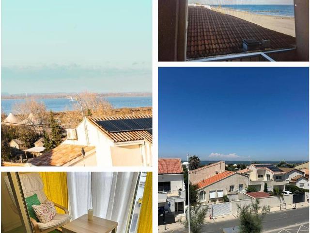 CARNON Beau Studio bien agencé avec terrasse au 3ème étage