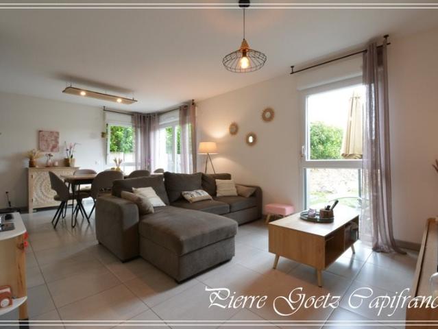 Carré de l'Habitat 4 pièces avec jardin, garage et parking 77m² Duntzenheim