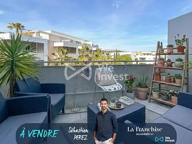Castelnau le Lez 34170 Achat / Vente appartement 3 pièces t3 terrasse