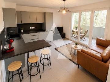 CASTELNAU LE LEZ 34170 APPARTEMENT 3 PIECES MEUBLE AVEC TERASSE ET PLACE DE PARKING EN SOUS SOL