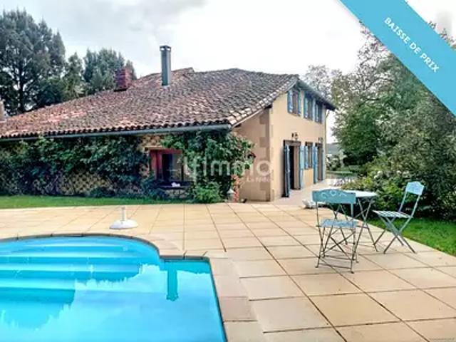 Castelnau Magnoac 65230 Achat / Vente maison 7 pièces t7 piscine terrasse