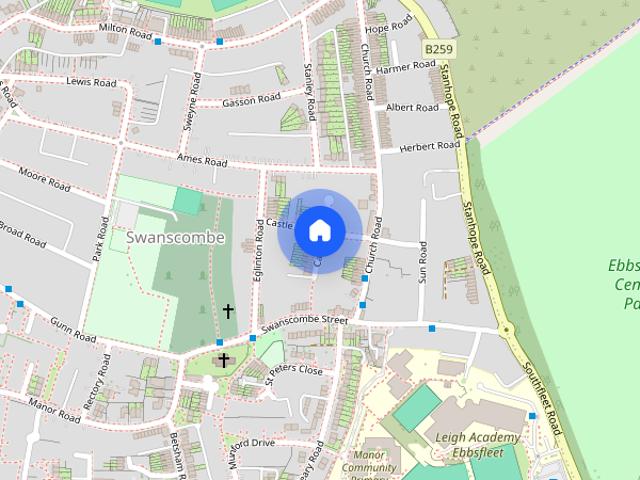 Castle Street, Swanscombe, Kent, DA10