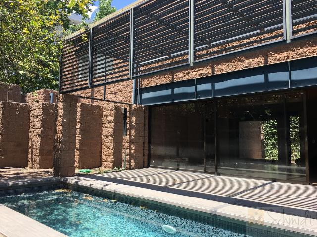 Casa mediterránea arriendo, piscina, 3d,3b,escrit,las condes