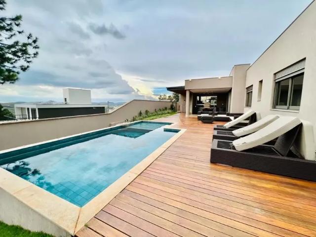 Casa MOBILIADA em Alphaville, Residencial das Flores, 227 m, 4 quartos, piscina