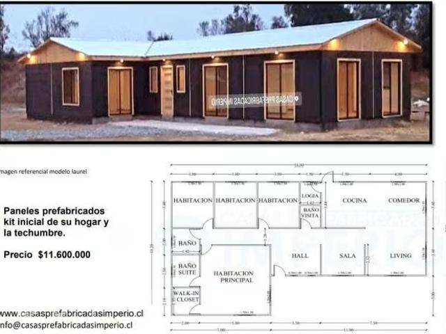 Casa Modelo Laurel de 150.6 mts² | 4 dormitorios por 7995. 00 en Fresia