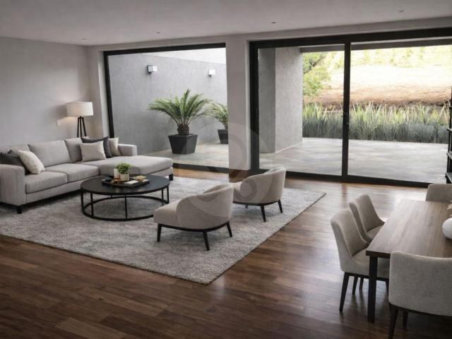 Casa moderna con lindo jardin y terraza