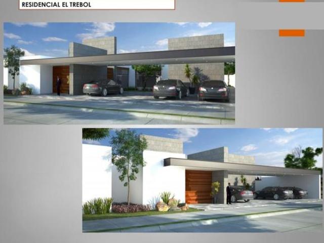 CASA NUEVA EN VENTA DE UN PISO EN VENTA EN RESIDENCIAL EL TREBOL CON 5 ESTACIONAMIENTOS