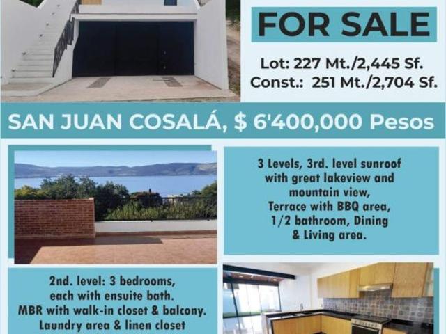 Casa nueva en venta, San Juan Cosala, Jocotepec