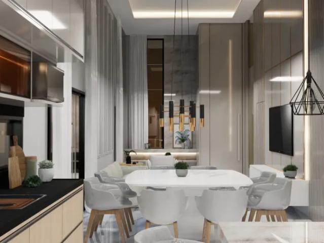 Casa na Cidade Alpha Terras 3 176m2 lote 320m2 3 suítes e 4 vagas com piscina no Eusébio