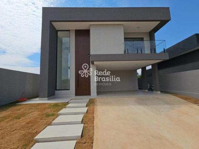 CASA NOVA 3 suítes, piscina e churrasqueira Condomínio Residencial DAMHA II Cidade Ocidental