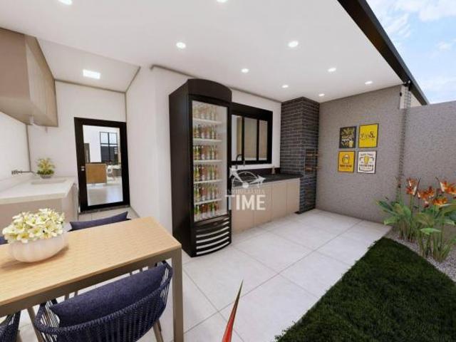 Casa Nova com Suíte, Pé Direito Duplo e Espaço Gourmet – Alto Boqueirão