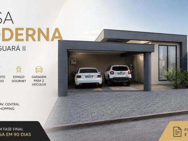Casa Nova com 3 Suítes na QE 19 do Guará II | 200 m² | Financia e Aceita FGTS