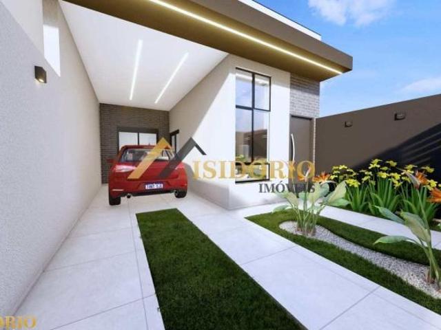 CASA NOVA ALTO BOQUEIRÃO! PÉ DIREITO DUPLO, 03 QUARTOS, SUÍTE