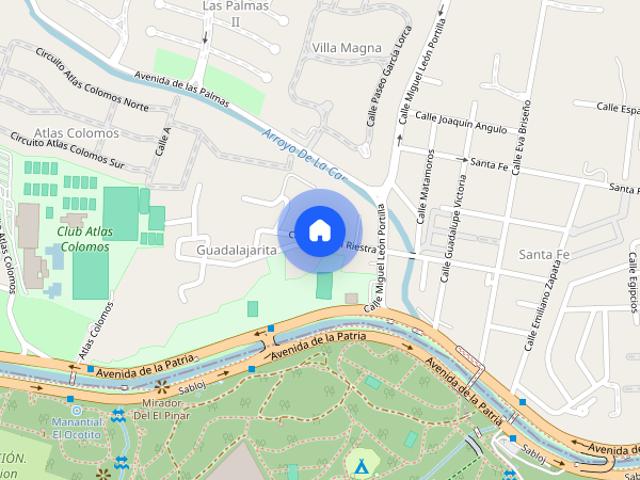 Casa Azul en renta en Colonia Guadalajarita, Zapopan