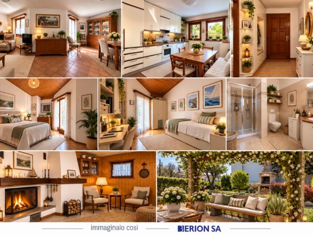 CASA A SCHIERA 4 CAMERE GIARDINO E TAVERNA