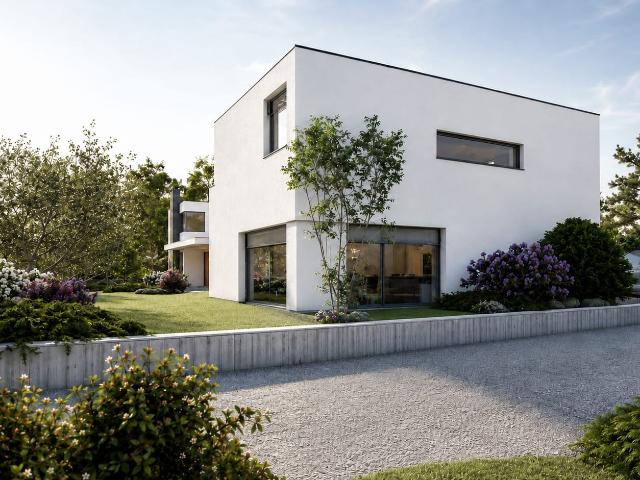 Casa a Schiera d'angolo 5.5 locali con giardino a Brè sopra Lugano